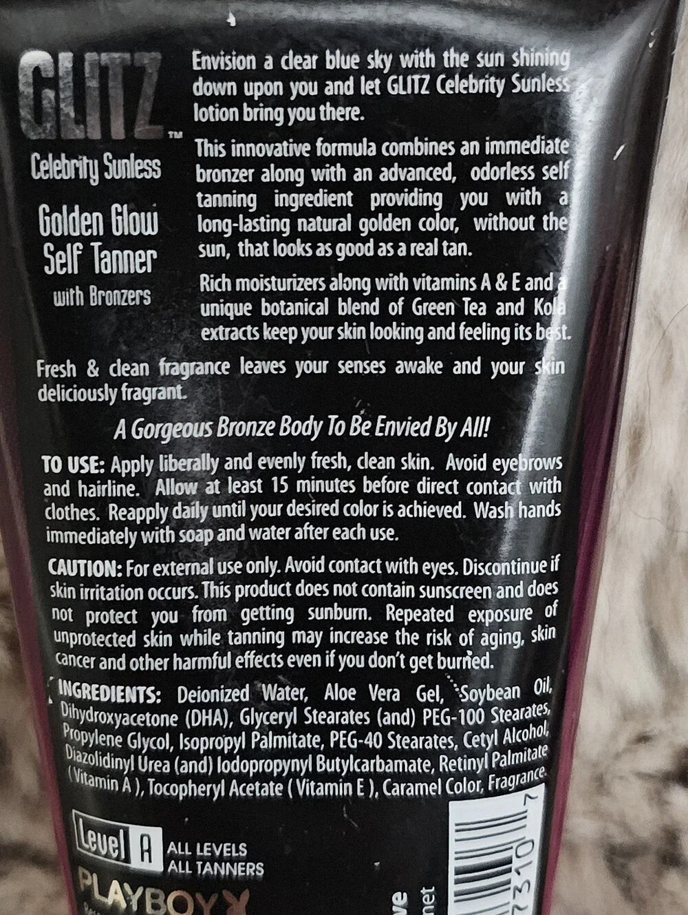 5 Piece Lot Glitz Playboy Golden Glow Self Tanner -all Levels Of Tan 2 Fl Oz